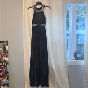 Navy Blue prom dress